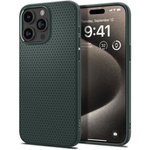 Case iPhone 15 Pro Max Spigen Liquid Air Abyss Green Case