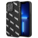 Case KARL LAGERFELD Apple iPhone 13 13 Pro Allover Black Hardcase