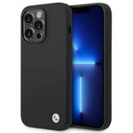 Case BMW iPhone 14 Pro Max 6.7" black/black Silicone Metal Logo