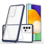 Clear 3in1 Case for Samsung Galaxy A33 5G Frame Gel Cover Blue