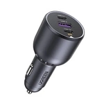 Ugreen EC705 car charger 130W 2x USB-C 1x USB-A - gray