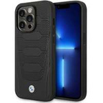 Case BMW BMHMP14L22RPSK iPhone 14 Pro 6.1" black/black Leather Seats Pattern MagSafe