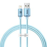 Baseus Crystal Shine Series USB cable - Lightning 2,4A 20W 1,2m blue (CAJY001103)