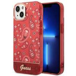 Case Guess GUHCP14MHGBNHR iPhone 14 Plus 6.7" red/red hardcase Bandana Paisley