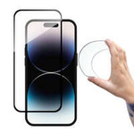 Wozinsky Full Cover Flexi Nano Glass tempered glass for iPhone 14 Pro flexible with a black frame