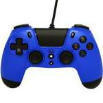 Gioteck Kontroler przewodowy VX4 PS4/PC niebieski