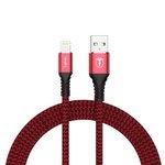 Cable T-PHOX JAGGER LIGHTNING RED 1M ; 2.4A