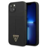 Case GUESS Apple iPhone 13 Mini Silicone Triangle Black Hardcase