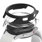 Case RINGKE Samsung Galaxy Watch 4 44 MM Slim 2-Pack Clear Black Case