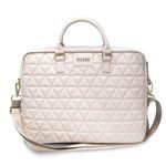 GUESS Laptop Bag 15 Quilted Pink Case