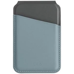 Uniq Lyden DS magnetic RFID wallet with phone stand - blue and black