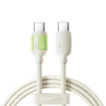 Joyroom S-A53 60W USB-C Cable - USB-C with fluorescent tip 2 m - beige