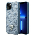 Guess GUHCP13MP4TPB iPhone 13 6.1" blue/blue hardcase 4G Triangle Logo Cardslot