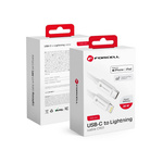 FORCELL cable Type C to Lightning 8-pin MFI 3A/9V 30W (Max) C901 1m white