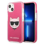 Case KARL LAGERFELD Apple iPhone 13 Choupette Head Fuchsia Pink Hardcase