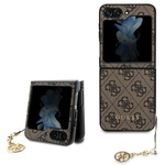 Guess GUHCZF5GF4GBR F731 Z Flip5 brown/brown hardcase 4G Charms Collection