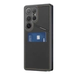 Dux Ducis Rafi II Case for Samsung Galaxy S25 Ultra with Stand and Wallet - Black