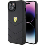 Case Ferrari FEHCP15MRDUK iPhone 15 Plus 6.7" black/black hardcase Quilted Metal Logo Case