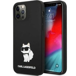 Case Karl Lagerfeld KLHCP12MSNCHBCK iPhone 12 /12 Pro 6.1" hardcase black/black Silicone Choupette Case