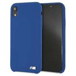 Case BMW BMHCI61MSILNA iPhone Xr blue/navy hardcase Silicone M Collection