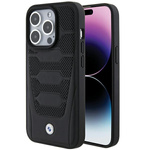 Case Bmw Bmhcp15l22rpsk IPhone 15 Pro 6.1" Black/Black Leather Seats Pattern Case