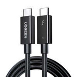 Ugreen cable cable USB C (male) - USB C (male) Thunderbolt 4 100W / 8K 60Hz / 40Gb/s 0.8m black (US501)
