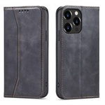 Magnet Fancy Case Case for iPhone 13 Pro Max Pouch Wallet Card Holder Black