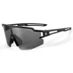 Rockbros Polarized Cycling Glasses with UV Protection and Corrective Insert 14120008006 Gray Lenses - Black