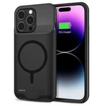 Case Tech-protect Powercase MagSafe 7000mah iPhone 15 Pro Black Case