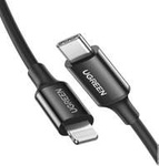 Cable UGREEN US171 USB-C to Lightning, 36W, 2m (black)