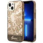 Case GUESS Apple iPhone 14 Plus Porcelain Collection Brown Hardcase