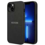 Case Guess iPhone 14 6.1" black/black Saffiano Strap