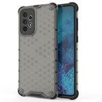 Honeycomb case armored cover with gel frame Samsung Galaxy A73 black