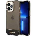 Case GUESS Apple iPhone 14 Pro Max Translucent Black Hardcase