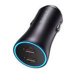 Baseus Golden Contactor Pro car charger 2x USB-C 40W gray (CGJP000013)