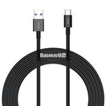 Baseus Superior USB cable - USB Type C 66 W (11 V / 6 A) Huawei SuperCharge SCP 2 m black (CATYS-A01)