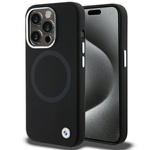 Bmw Bmhmp15xsilbk2 IPhone 15 Pro Max 6.7" Black/black Signature Liquid Silicone MagSafe