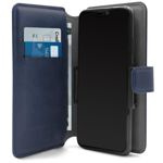 Universal case 360°PURO Universal Wallet with card pockets, size XL navy blue