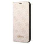 Guess GUBKP14SHG4SHP iPhone 14 6.1" pink/pink book 4G Vintage Gold Logo