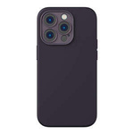 Baseus Liquid Silica Gel Case for iPhone 14 Pro Max (Elderberry)+ tempered glass + cleaning kit