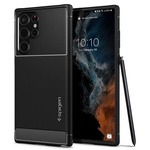 Case Spigen Galaxy S22 Ultra Rugged Armor MATTE Black Case