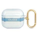 Case GUESS Apple AirPods 3 Cover Strap Collection Blue Case