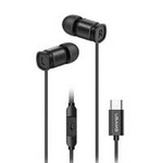 USAMS Headphones EP-46 USB-C black/black 1.2m HSEP4603