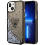 Case GUESS Apple iPhone 14 Plus Liquid Glitter Palm Collection Black Hardcase