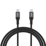 Dudao L3CC USB-C - USB-C 60W 2m Braided Cable - Black