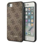 Guess GUHCI8G4GFBR iPhone SE 2022 / 2020 / 7 / 8 brown/brown hard case 4G Metal Gold Logo