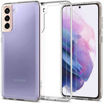 Case Spigen Galaxy S21 Ultra Hybrid Crystal Transparent Clear Case