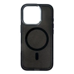 Glitter Case MagSafe for iPhone 16 Pro - black with glitter