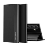 Sleep Case Pro Samsung Galaxy S24 FE Case with Flip and Stand - Black