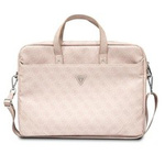 Guess Bag GUCB15P4TP 16" pink/ pink Saffiano 4G Hot Stamp Triangle Logo